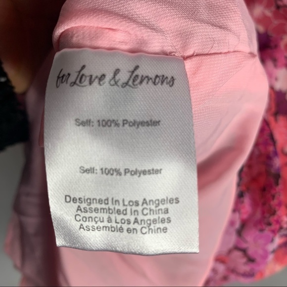 For Love and Lemons Cheyenne Floral Mini Dress - Picture 5 of 11